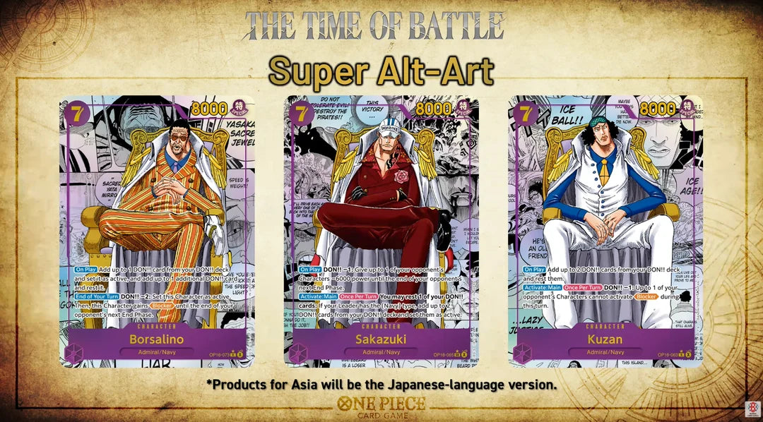 One Piece Card Game OP-16 – The Time of the Battle