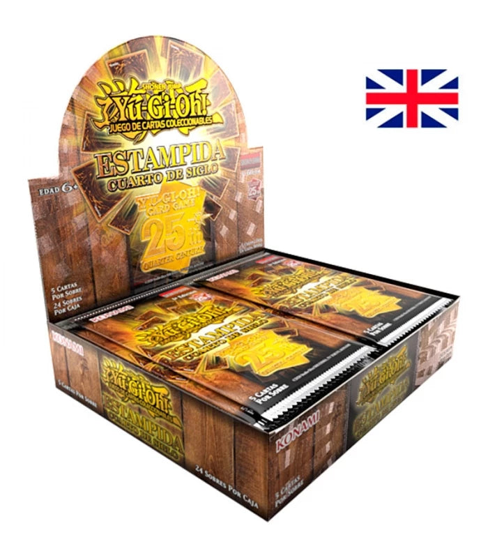 Yu‑Gi‑Oh! – Quarter Century Stampede Booster Display (24 Packs) – TCGHAVEN