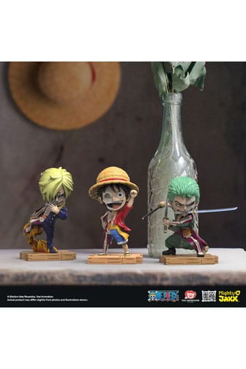 Mighty Jaxx Figure - One Piece Freeny's - Figure Luffy, Zoro and Sanji 10 cm