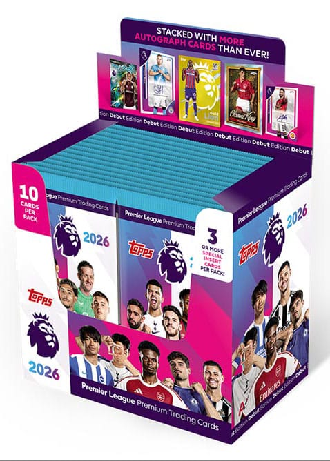 TOPPS - Premier League 2025/26 Trading Cards Booster Display (28) (ON-DEMAND PRODUCT)